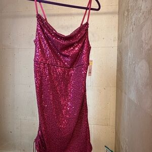 wild fable Fuchsia Sequin Dress